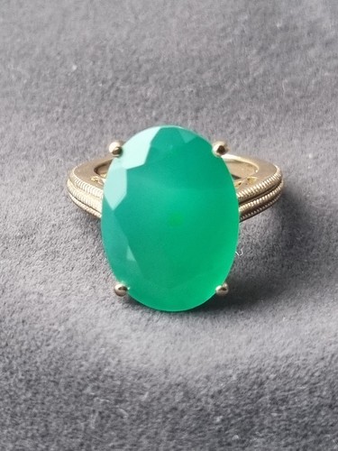 Verde onyx solitaire - onyx, in