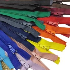 Nylon Open End Zip - No 5 Autolock Zipper for Coat & Jacket Zips in 22 Colours
