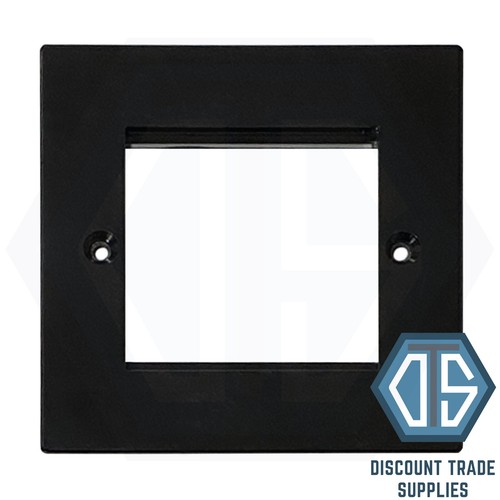 Black square edge single - square, 2