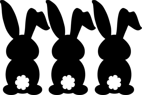 Cute bunny rabbits easter - 3,