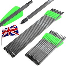 12pcs Carbon Arrows 7.5" 15''