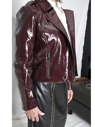 Womens faux leather bagatelle - leather,