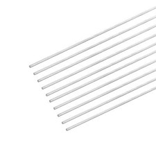 10pcs 304 Stainless Steel Round Rods, 1mm x 400mm for DIY Craft