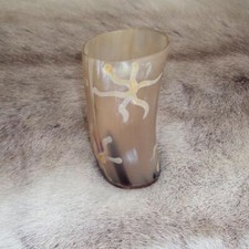 Medieval Viking Cow Horn Earth