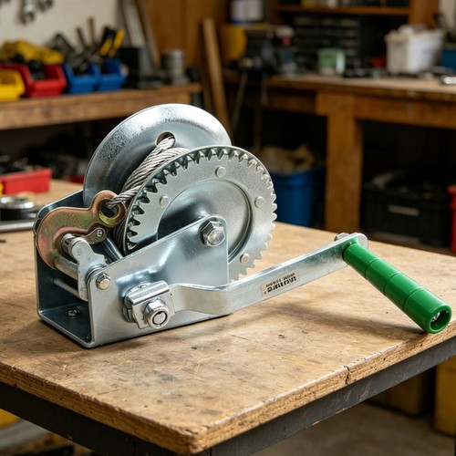 Hand crank winch portable - hand,