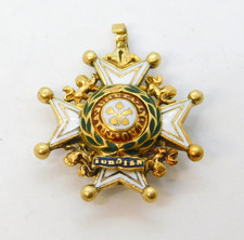 20ct Gold Enamel Royal Order