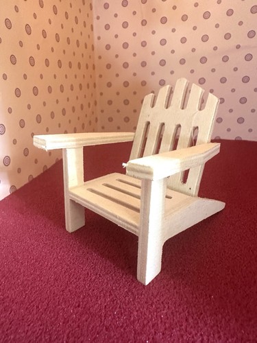 Dolls house wooden - deck, or