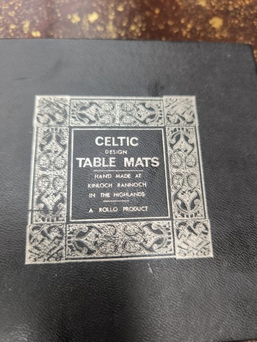 Vintage celtic table mats 2 - celtic,