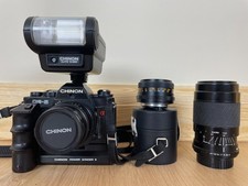Chinon CE-5 Camera 3 x Lenses