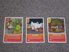 CLUB PENGUIN - HALLOWEEN - Costumes/Show -Trading Cards - Set of 3 TOPPS