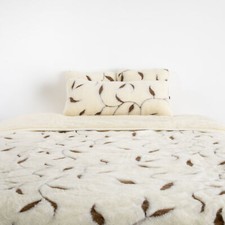 Merino Wool Quilt - Leaf