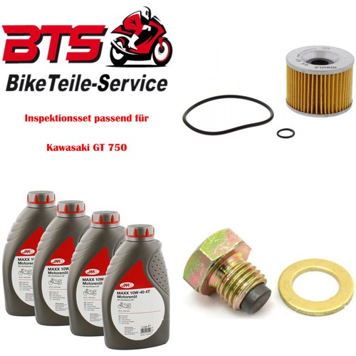 Set oil filter drain plug - 4l,