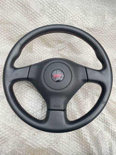 Genuine leather steering wheel - leather,