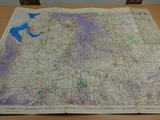 WW2 (1942) RAF map (LIVERPOOL