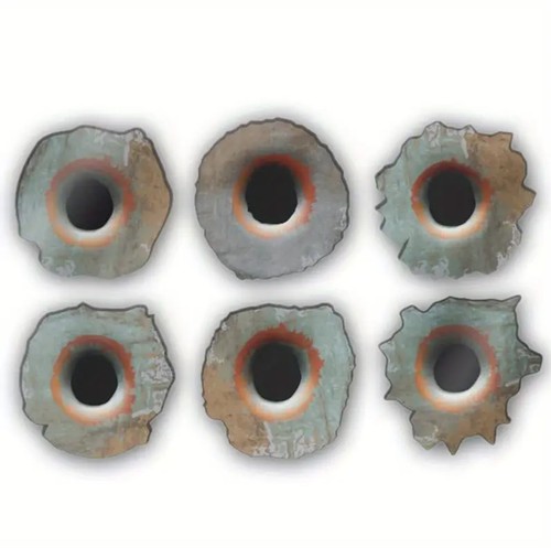 Bullet hole decal vinyl - 3d,