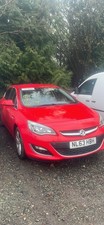 VAUXHALL ASTRA J RED 2010-