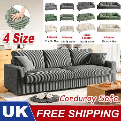 Seater corduroy sofa - corduroy,