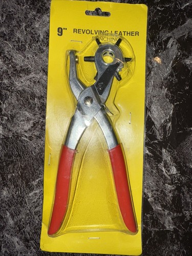 Revolving leather punch - 9'',