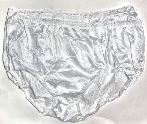 Hanes size white shiny semi - size,