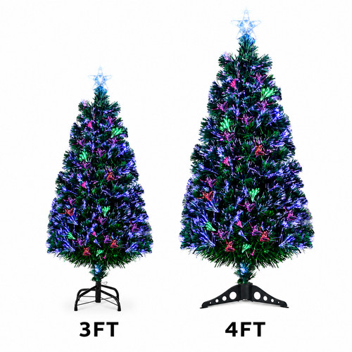 3ft 4ft fibre optic - optic, christmas