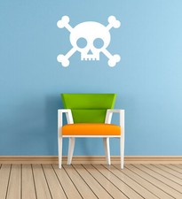 Large Skull & Crossbones Vinyl