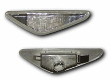 BMW 3 SERIES E46 2D 03-06 CLEAR LED SIDE LIGHT REPEATER INDICATORS