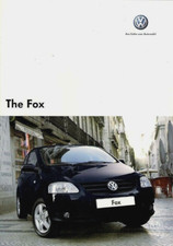 Volkswagen Fox & Urban Fox 2007-08 UK Market Sales Brochure 1.2 1.4