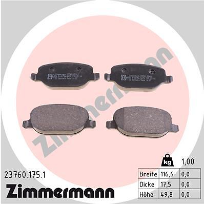 Brake pad set disc - brake, for