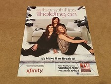 PEEP42 MAGAZINE ADVERT 11X8" WILSON PHILLIPS STILL HOLDING ON TV SHOW