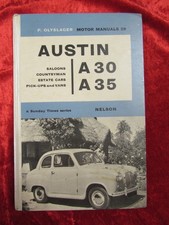 AUSTIN A30 A35 MOTOR MANUALS