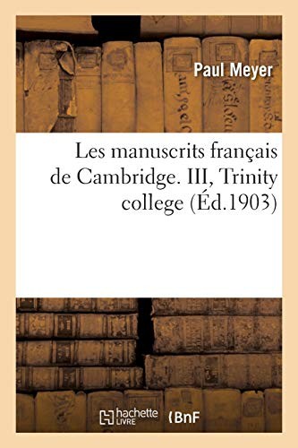 			Les manuscrits francais de
