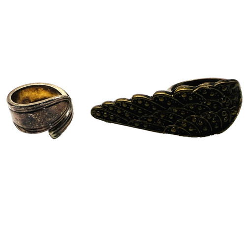 Wrap cocktail rings lot 2 - rings, of