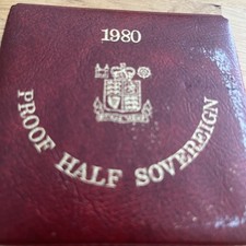 1980 gold proof half sovereign