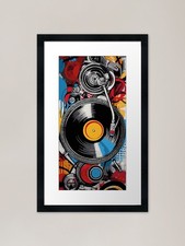 Vinyl record DJ turntable