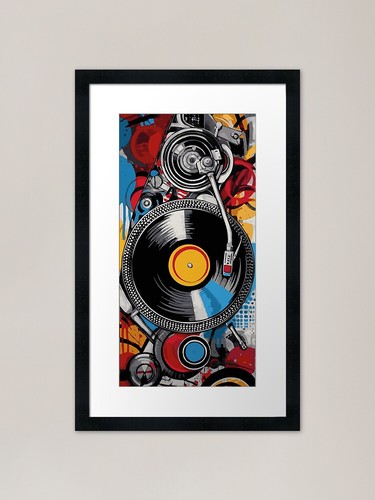 Vinyl record turntable - record,