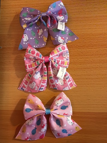 Set three hello kitty hair - set,