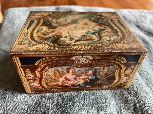 Vintage antique casket - antique, small