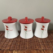 Poppy design storage jars - design,