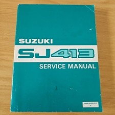 Suzuki SJ413 Service Manual