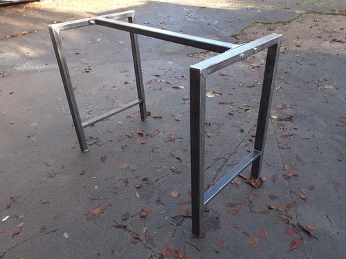 Bespoke metal table frame - table,