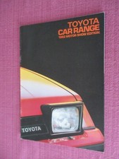 TOYOTA RANGE 1982 MOTOR SHOW