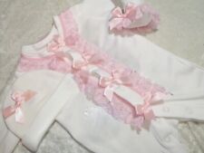 Romany baby grow and hat for a