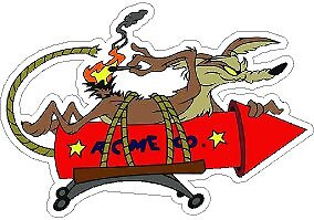 Wile coyote acme rocket - wile,