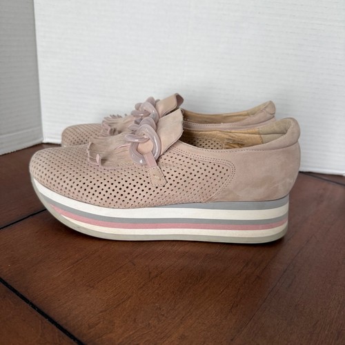 Softwaves blush pink - pink, suede