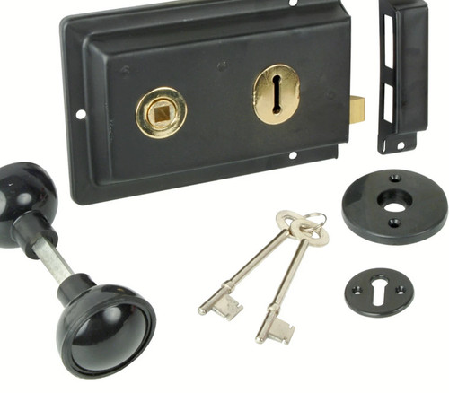 Set era black rim sash - of,