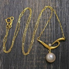 MIKIMOTO K18YG Yellow Gold