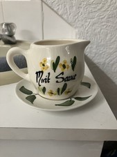 Toni Raymond Pottery - Mint Sauce Jug And Saucer