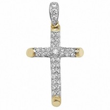 9ct Yellow Gold Large Cross