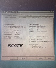 Retrotech Sony Vaio PCG-F807K