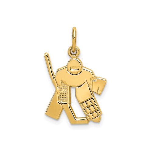 14k yellow gold hockey - 14k,